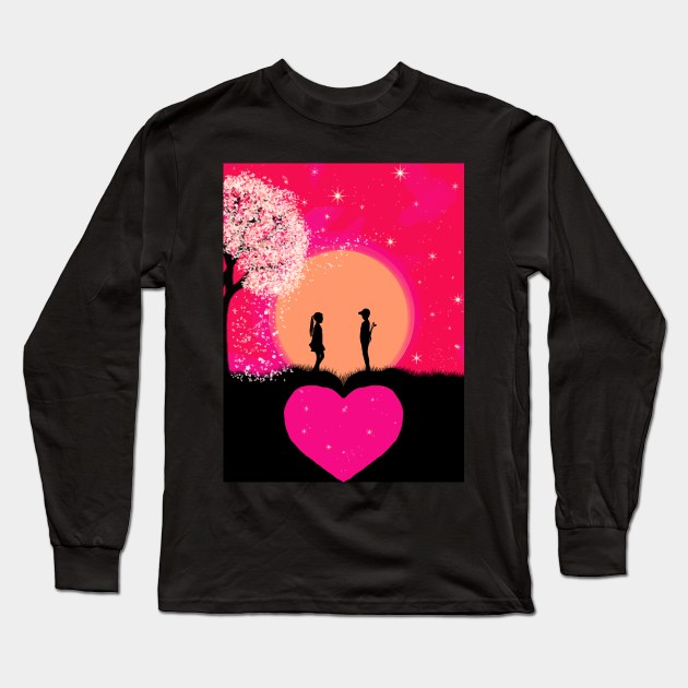 I love you Long Sleeve T-Shirt by Astroidworld